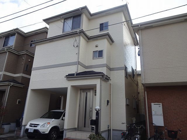 【施工実績107】外壁塗装・屋根重ね葺き：埼玉県戸田市