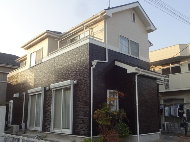 【施工実績110】外壁・屋根塗装：埼玉県北葛飾郡