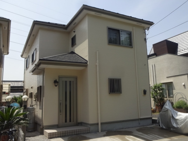 【施工実績126】外壁塗装・屋根重ね葺き：埼玉県草加市