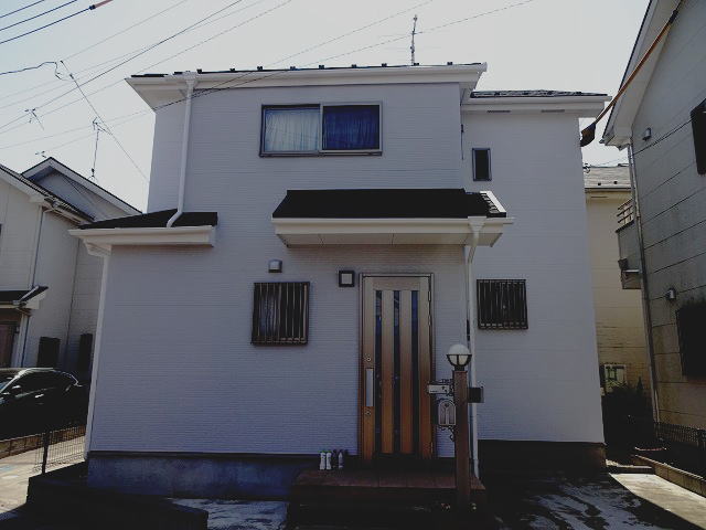 【施工実績125】外壁塗装・屋根重ね葺き：埼玉県春日部市