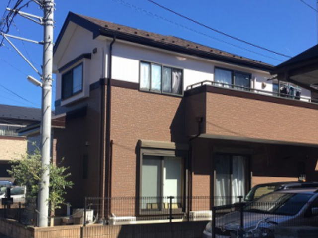 【施工実績166】外壁塗装・屋根重ね葺き：埼玉県和光市
