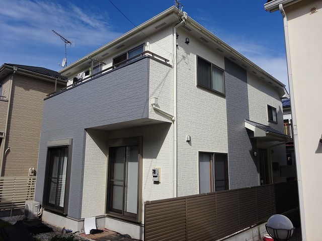 【施工実績177】外壁塗装・屋根塗装：埼玉県北葛飾郡松伏町