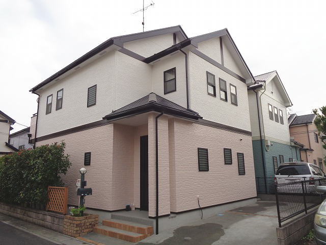 【施工実績174】外壁塗装・屋根塗装：埼玉県幸手市