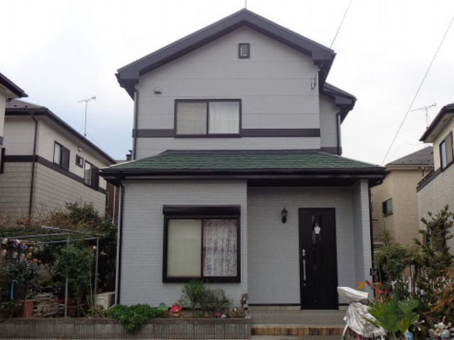 【施工実績189】外壁塗装・屋根重ね葺き：埼玉県加須市