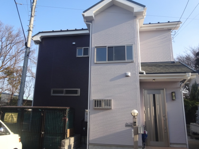 【施工実績217】外壁塗装・屋根重ね葺き：埼玉県上尾市