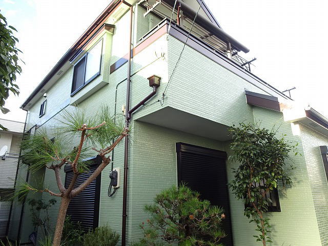 【施工実績294】外壁塗装・屋根重ね葺き：埼玉県越谷市