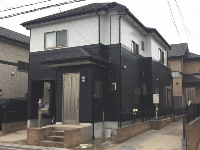 【施工実績307】外壁塗装・屋根重ね葺き：埼玉県草加市