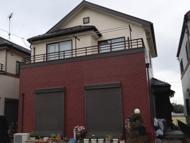 【施工実績333】外壁塗装・屋根塗装：埼玉県鴻巣市