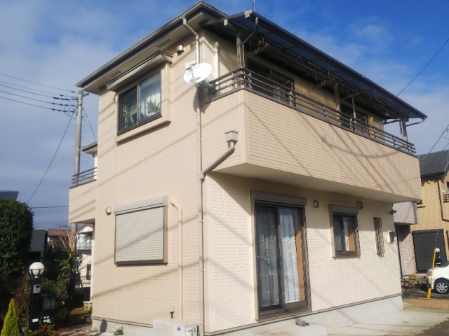 【施工実績334】外壁塗装・屋根塗装：埼玉県比企郡川島町