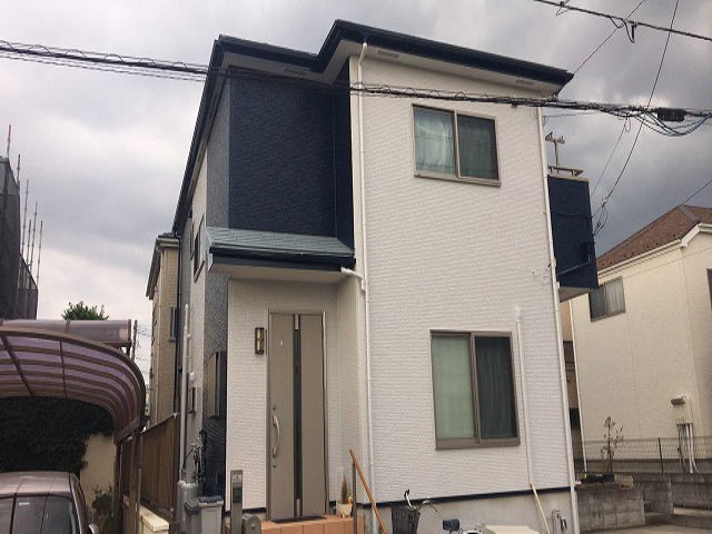 【施工実績414】外壁塗装・屋根塗装：埼玉県狭山市