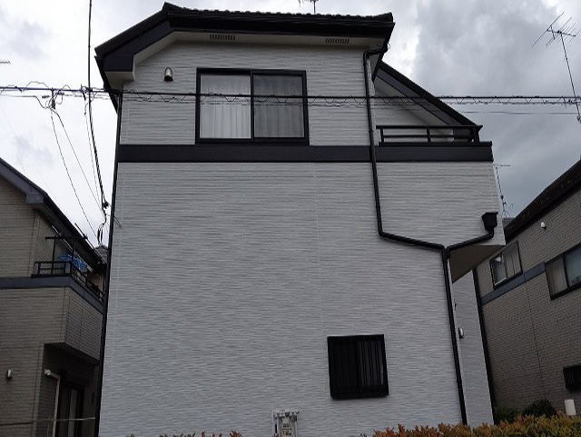 【施工実績417】外壁塗装・屋根重ね葺き：埼玉県幸手市