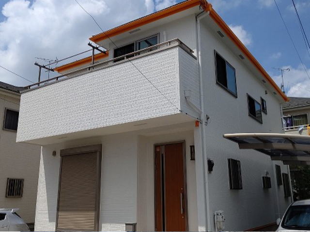【施工実績442】外壁塗装・屋根塗装：埼玉県川口市