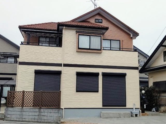 【施工実績513】外壁塗装・屋根重ね葺き：埼玉県春日部市