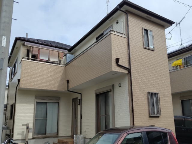 【施工実績613】外壁塗装・屋根塗装：埼玉県三郷市