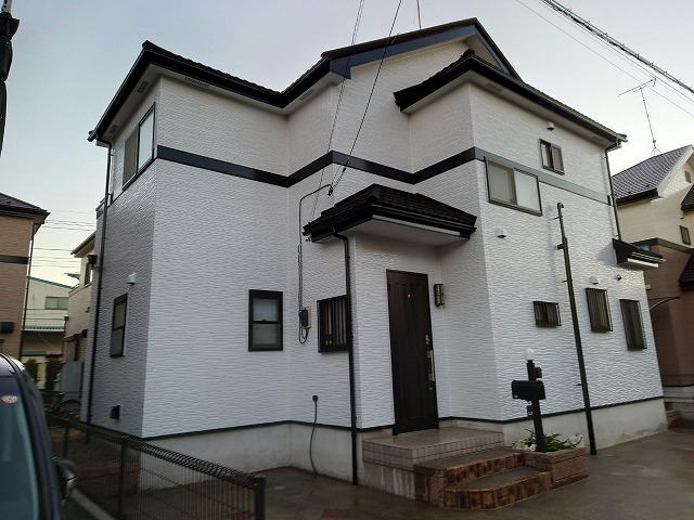 【施工実績632】外壁塗装・屋根重ね葺き：埼玉県幸手市