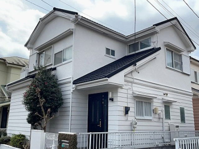 【施工実績668】外壁塗装・屋根重ね葺き：埼玉県さいたま市桜区