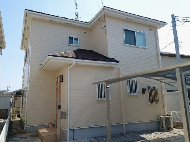 【施工実績679】外壁塗装・屋根重ね葺き：群馬県高崎市