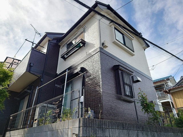 【施工実績687】外壁塗装・屋根重ね葺き：埼玉県川越市