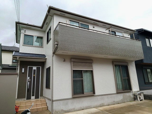 【施工実績695】外壁塗装・屋根塗装：埼玉県春日部市
