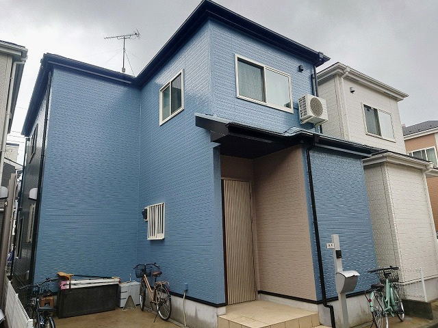【施工実績713】外壁塗装・屋根塗装：埼玉県ふじみ野市