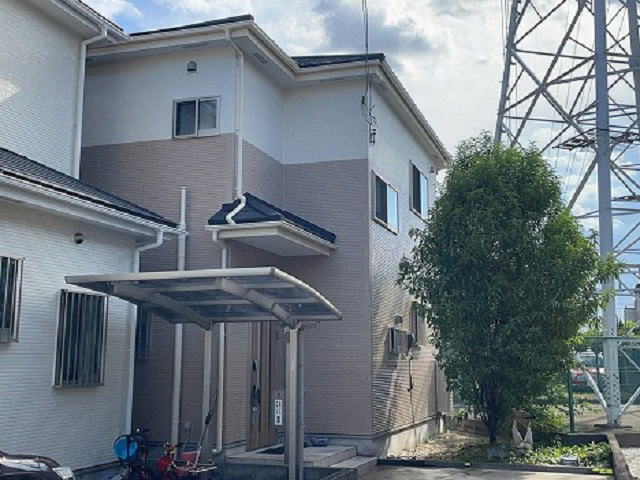 【施工実績742】外壁塗装・屋根重ね葺き：埼玉県さいたま市見沼区