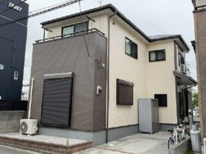 【施工実績744】外壁塗装・屋根塗装：埼玉県越谷市