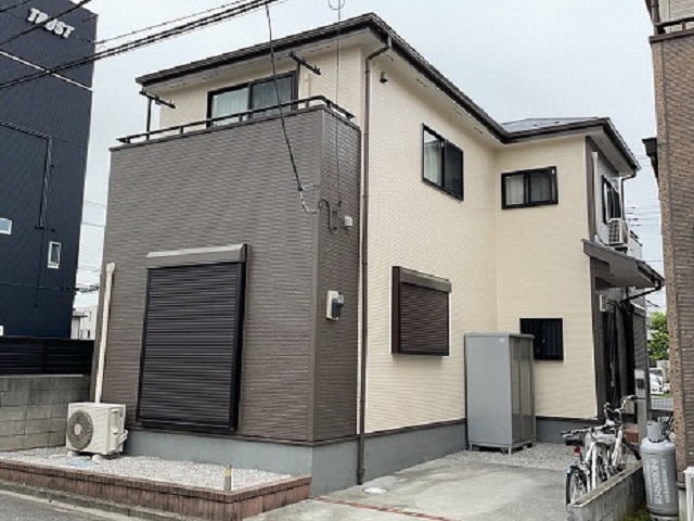 【施工実績744】外壁塗装・屋根塗装：埼玉県越谷市