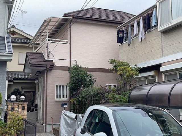 【施工実績807】外壁塗装・屋根重ね葺き：埼玉県新座市