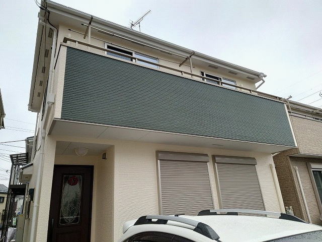 【施工実績825】外壁塗装・屋根塗装：埼玉県ふじみ野市