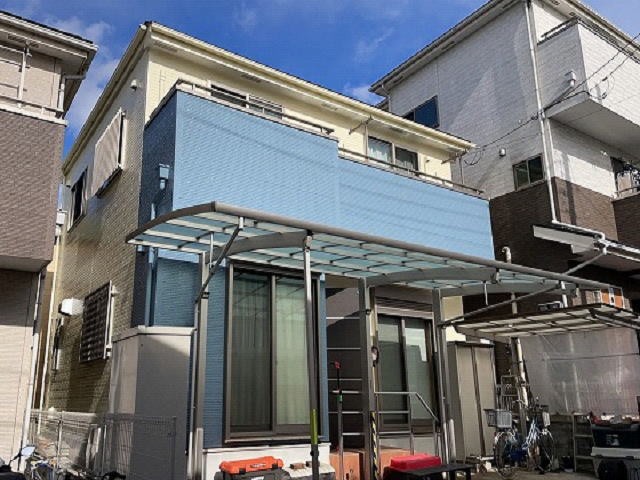 【施工実績831】外壁塗装・屋根塗装：埼玉県新座市