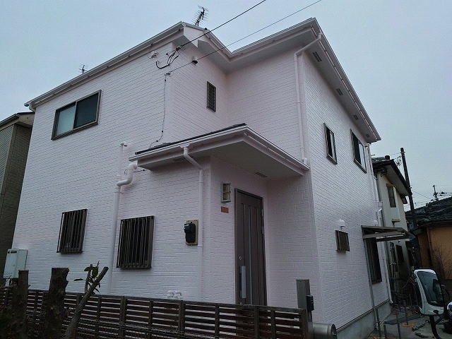 【施工実績835】外壁塗装・屋根塗装：埼玉県坂戸市