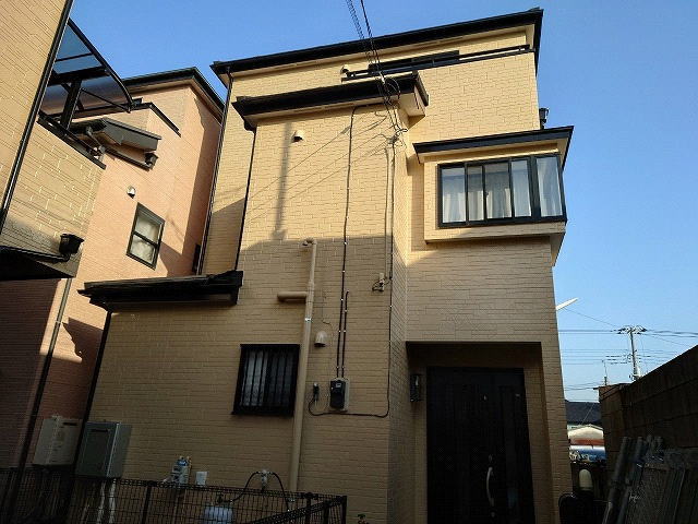 【施工実績874】外壁塗装・屋根重ね葺き：埼玉県川口市