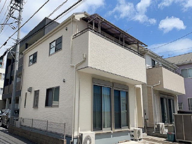 【施工実績884】外壁塗装・屋根塗装：埼玉県草加市