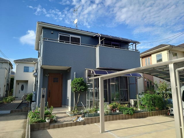 【施工実績955】外壁塗装・屋根塗装：埼玉県北本市