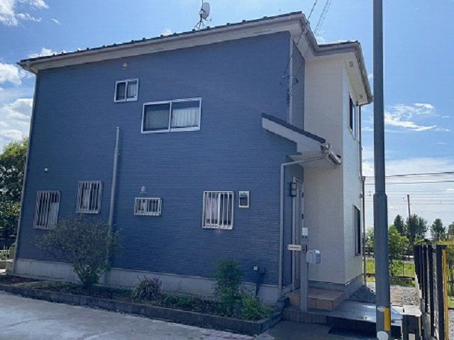 【施工実績962】外壁塗装・屋根重ね葺き：埼玉県加須市