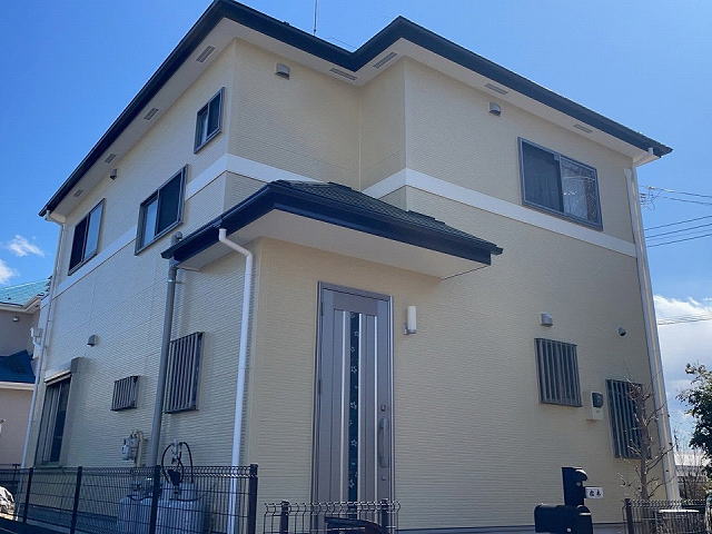 【施工実績1047】外壁塗装・屋根塗装：埼玉県日高市