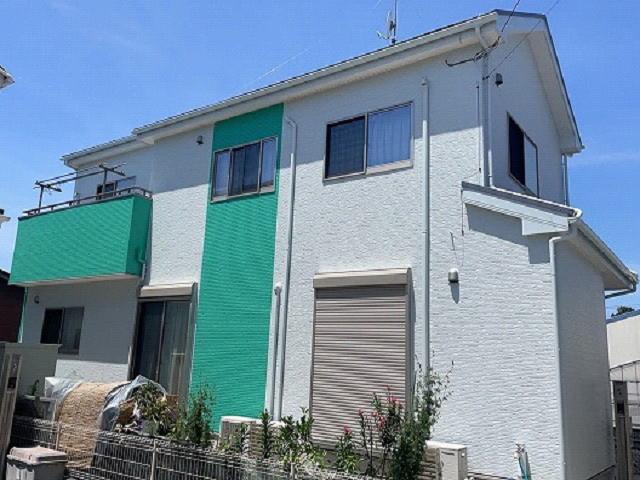 【施工実績1082】外壁塗装・屋根塗装：埼玉県三郷市
