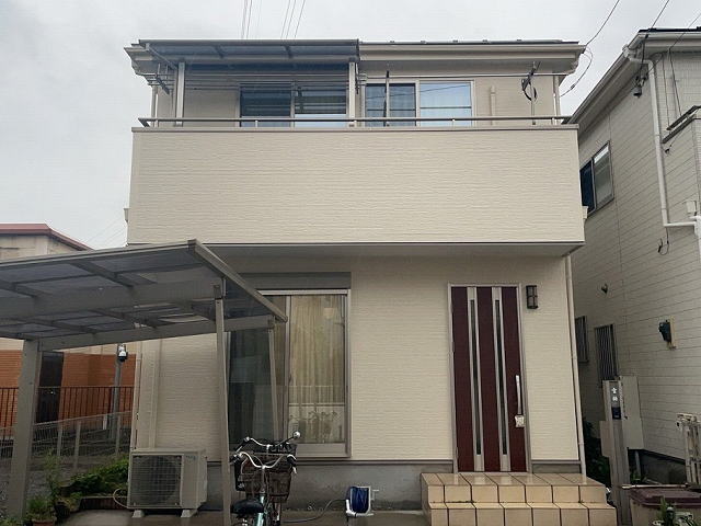 【施工実績1084】外壁塗装・屋根塗装：埼玉県上尾市