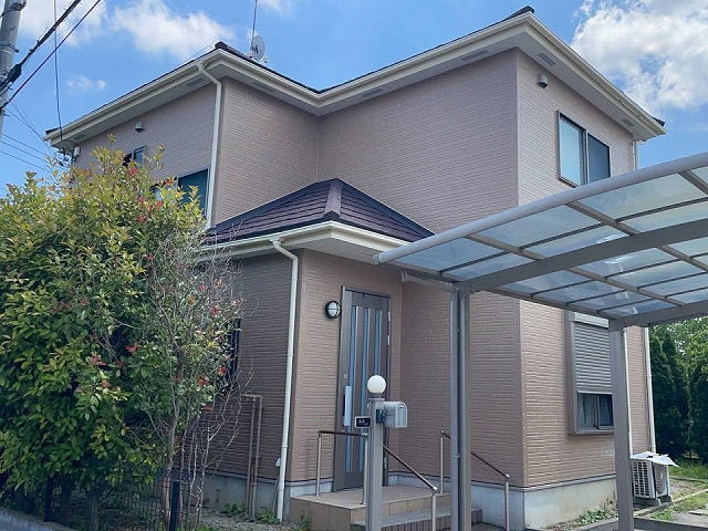 【施工実績1100】外壁塗装・屋根重ね葺き：埼玉県久喜市