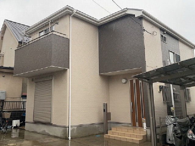 【施工実績1115】外壁塗装・屋根塗装：埼玉県ふじみ野市