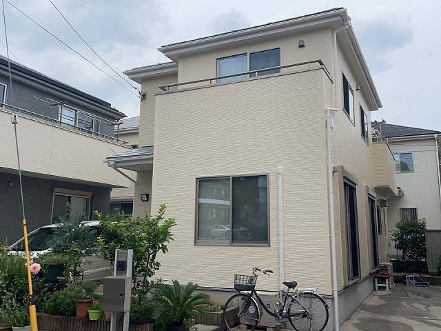 【施工実績1123】外壁塗装・屋根塗装：埼玉県川口市