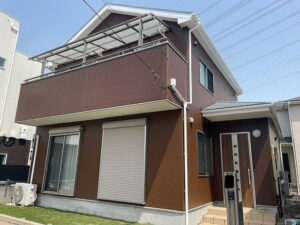 【施工実績1340】外壁塗装・屋根塗装：埼玉県桶川市