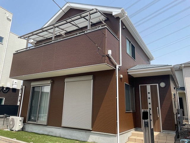 【施工実績1340】外壁塗装・屋根塗装：埼玉県桶川市