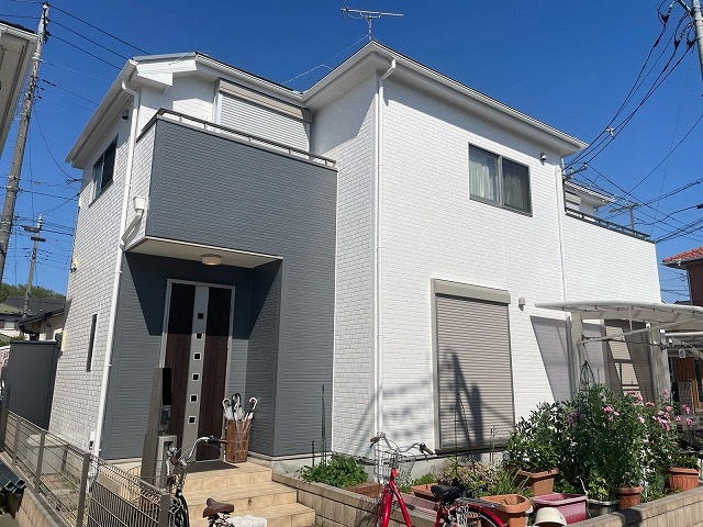【施工実績1342】外壁塗装・屋根塗装：埼玉県上尾市