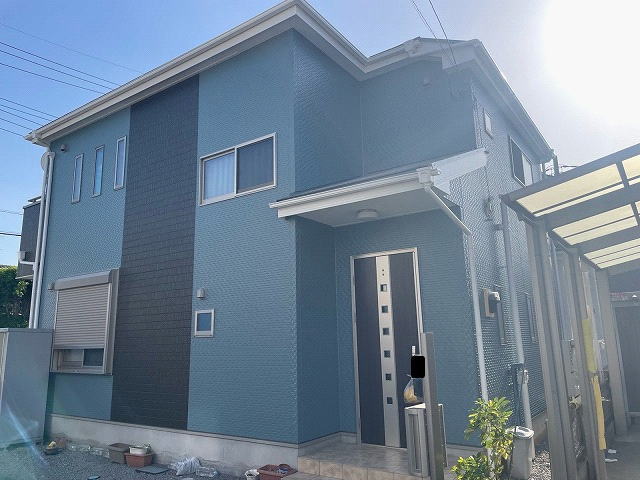 【施工実績1343】外壁塗装・屋根塗装：埼玉県三郷市
