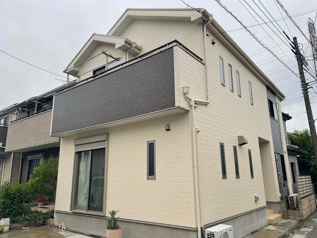 【施工実績1350】外壁塗装・屋根塗装：埼玉県川口市