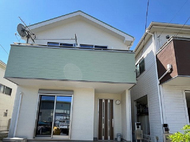 【施工実績1353】外壁塗装・屋根塗装：埼玉県志木市