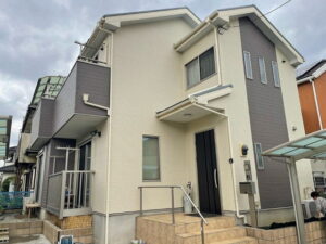 【施工実績1357】外壁塗装・屋根塗装：埼玉県川口市