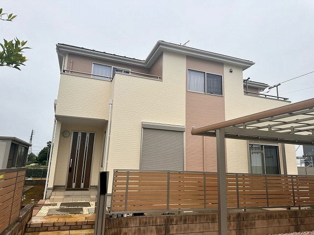 【施工実績1372】外壁塗装・屋根塗装：埼玉県羽生市