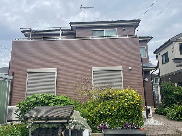 【施工実績1373】外壁塗装・屋根塗装：埼玉県東松山市